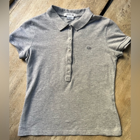 LACOSTE Woman's Slim Fit Stretch Mini Pique *EUC - Picture 3 of 7